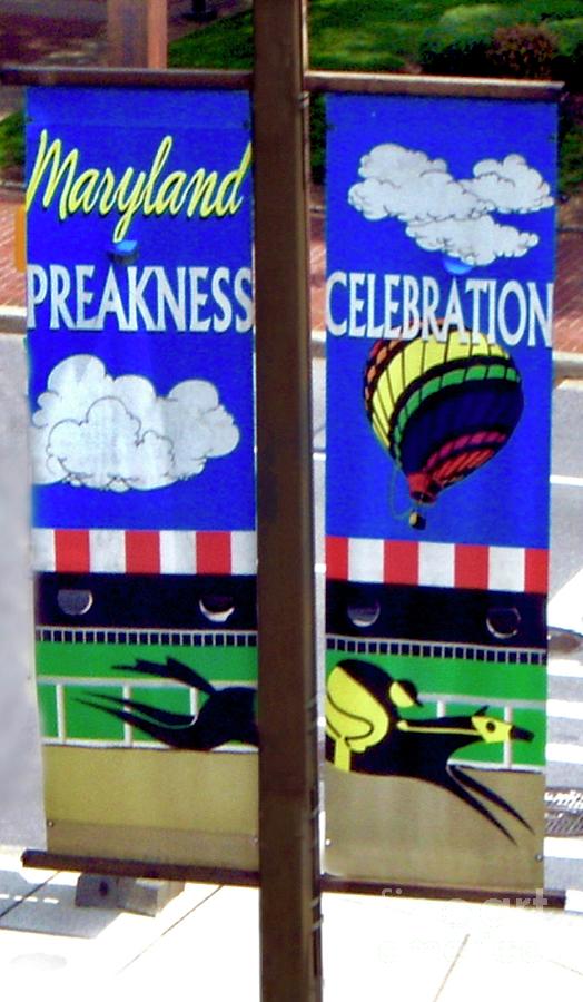 Preakness Celebration Banners Photograph by CAC Graphics