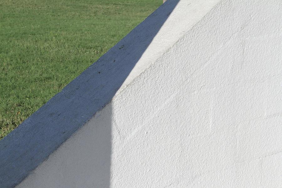 Blue Photograph - Precast 3 by Russell Owens Blue Photograph - Precast 3 by Russell Owens