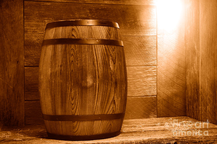Whisky Photograph - Precious Cargo - Sepia by Olivier Le Queinec Whisky Photograph - Precious Cargo - Sepia by Olivier Le Queinec