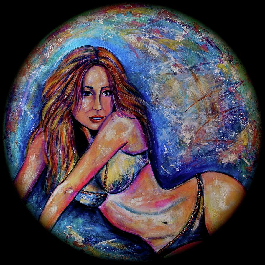 Precious Metals, Saucy Painting by Debi Starr