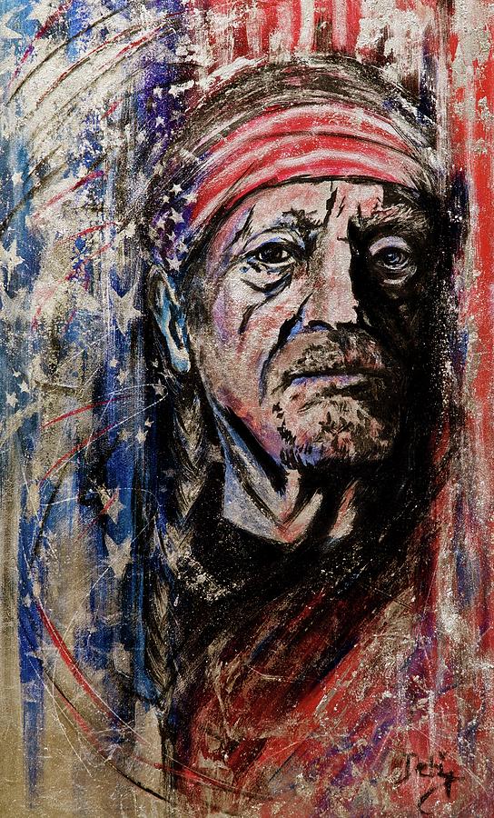 Precious Metals, Willie Painting by Debi Starr