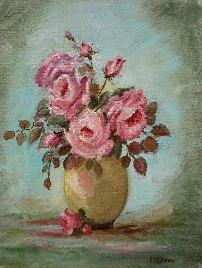 Precious Pink Petals Painting by Irene McDunn - Fine Art America