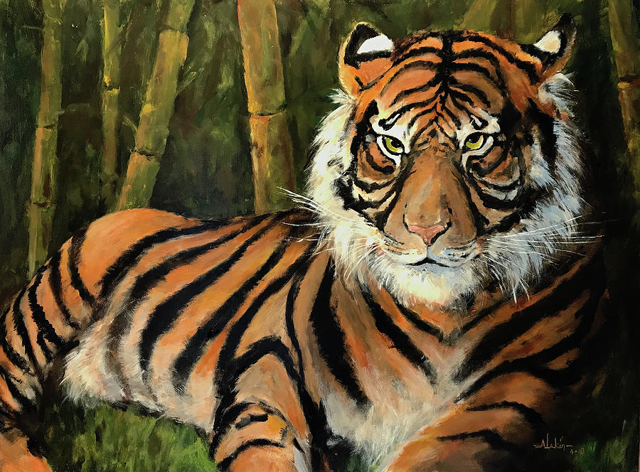Predator Painting by Alan Lakin