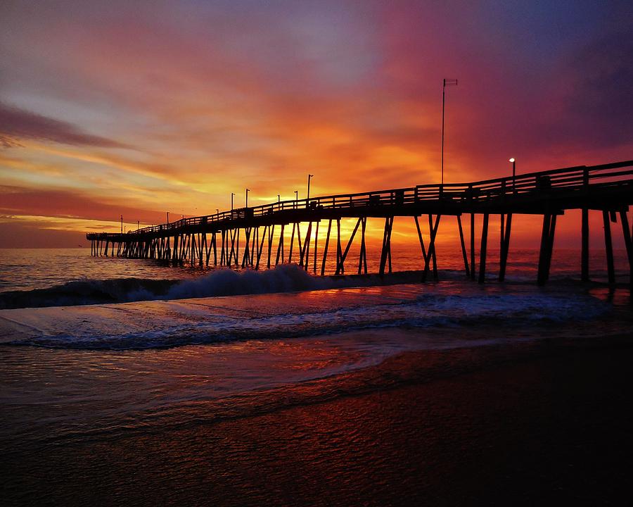 Predawn Avalon Pier 3 3/19 Photograph by Mark Lemmon | Fine Art America