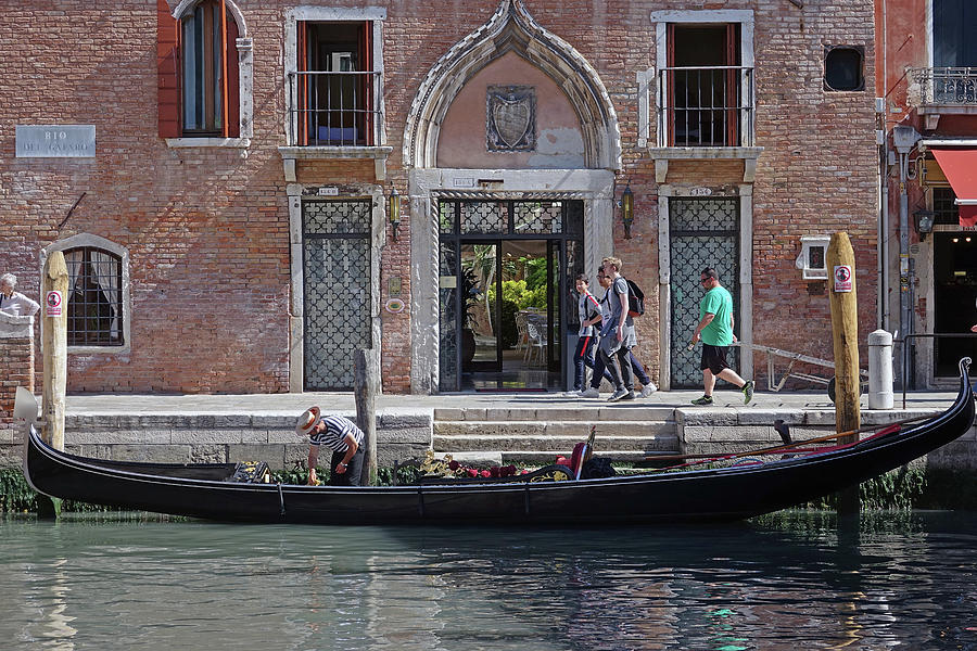 Preparing For A Busy Day In Venice, Italy Photograph by Rick Rosenshein