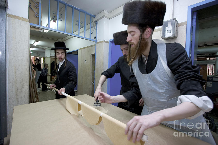 Matza Photograph - Preparing Matzah Israel by Danny Yanai
