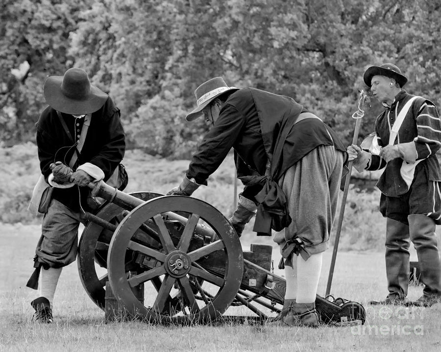 Preparing The Cannon Photograph by Linsey Williams