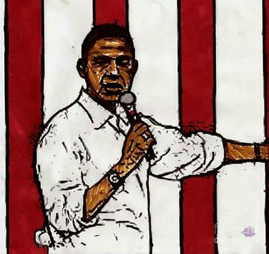 Pres. O Painting by Tyrone Hart