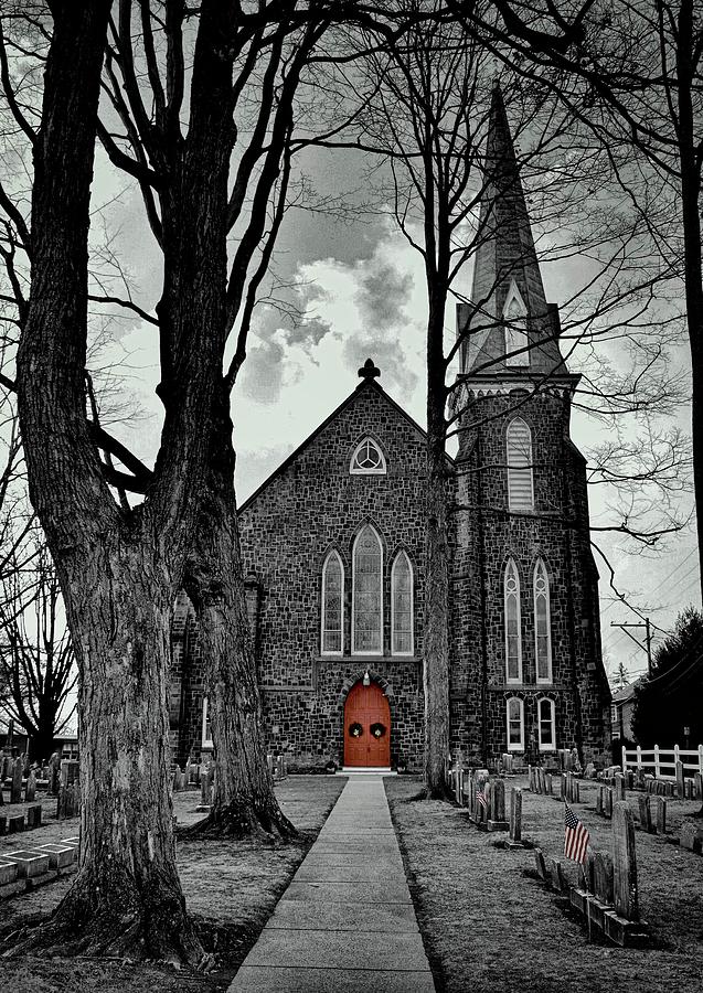 Presbyterian Church Of Doylestown Photograph by James DeFazio