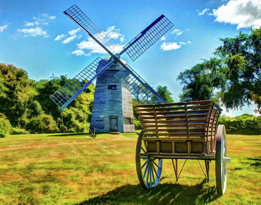 Prescott Farm Windmill Photograph by David Thompsen
