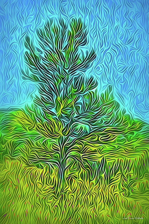 Presence Of Pine Digital Art by Joel Bruce Wallach