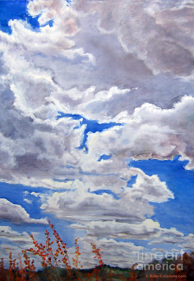 Preserve Sky Painting by CJ  Rider