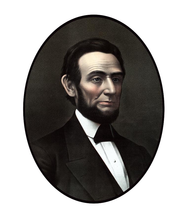 Abraham Lincoln Painting - President Abraham Lincoln  by War Is Hell Store