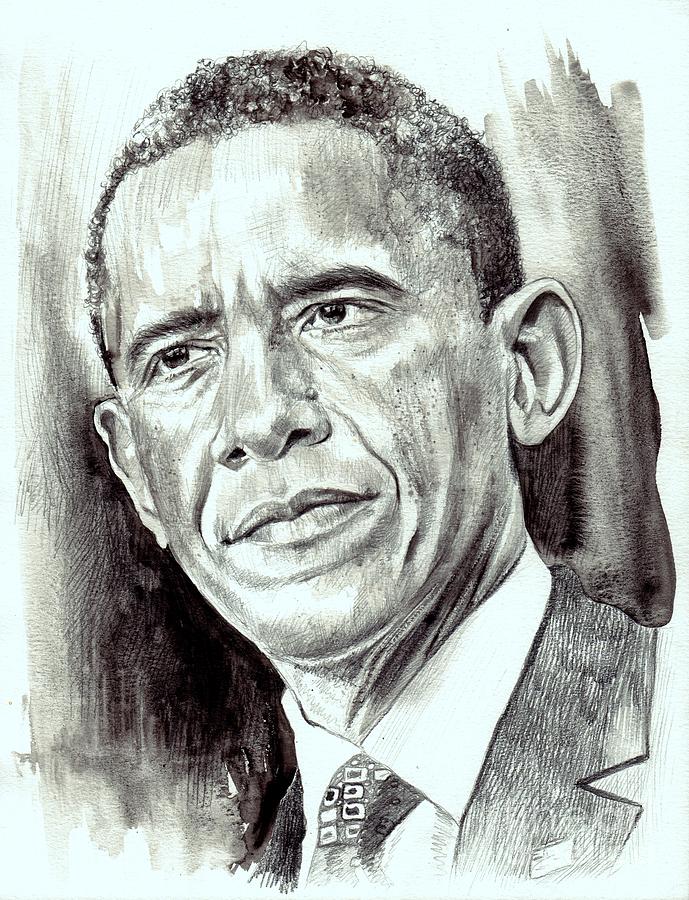 - Gloss Historical Artwork from 2012 8.5 x 11 Barack Obama Photograph US President Portrait -