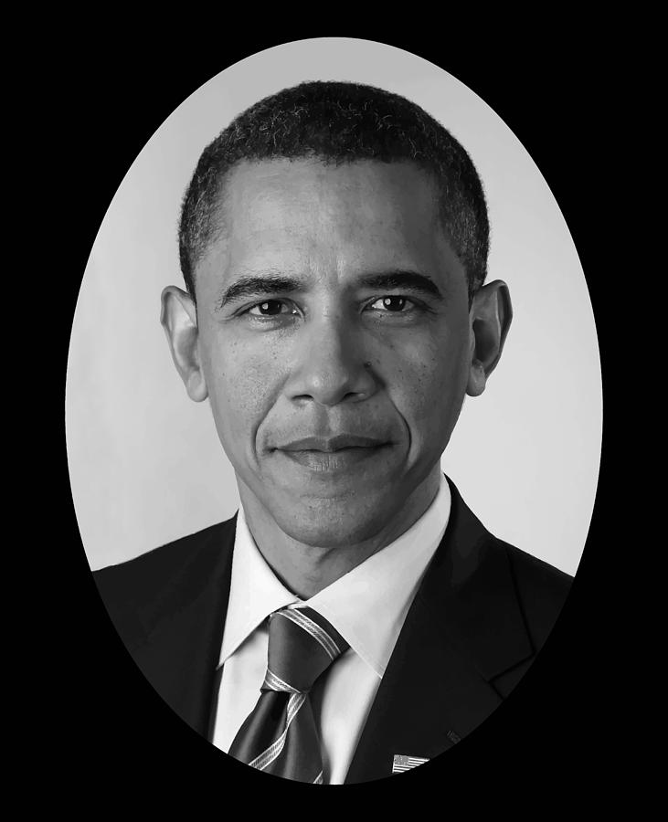 Barack Obama Photograph - President Barack Obama by War Is Hell Store