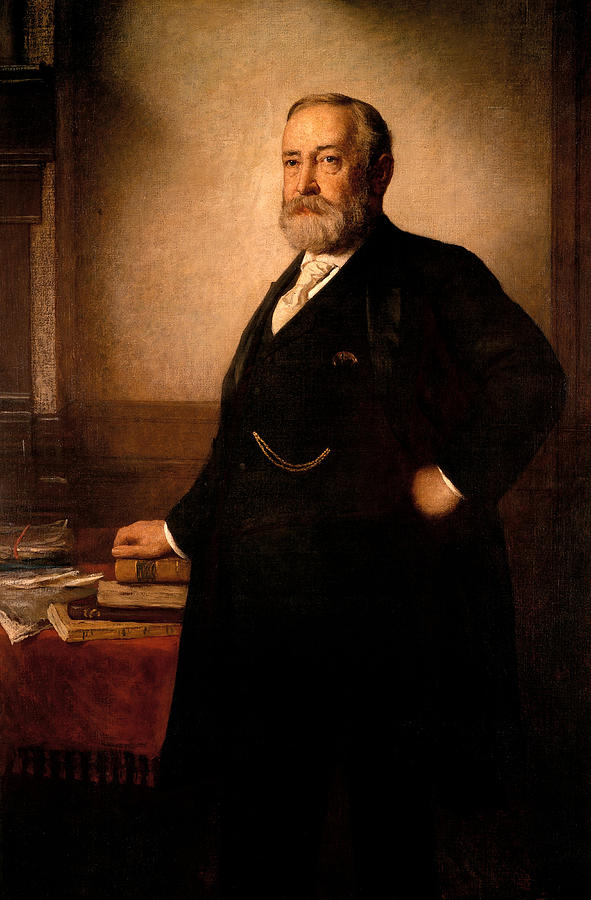 President Benjamin Harrison Painting by War Is Hell Store