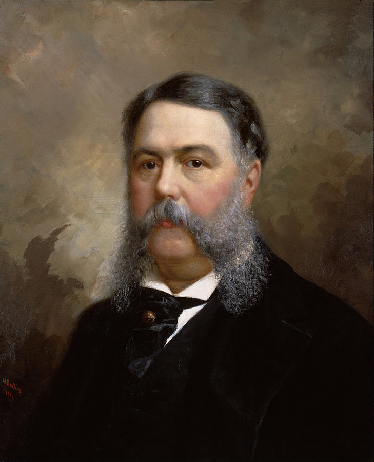 President Chester A. Arthur Painting Painting by War Is Hell Store