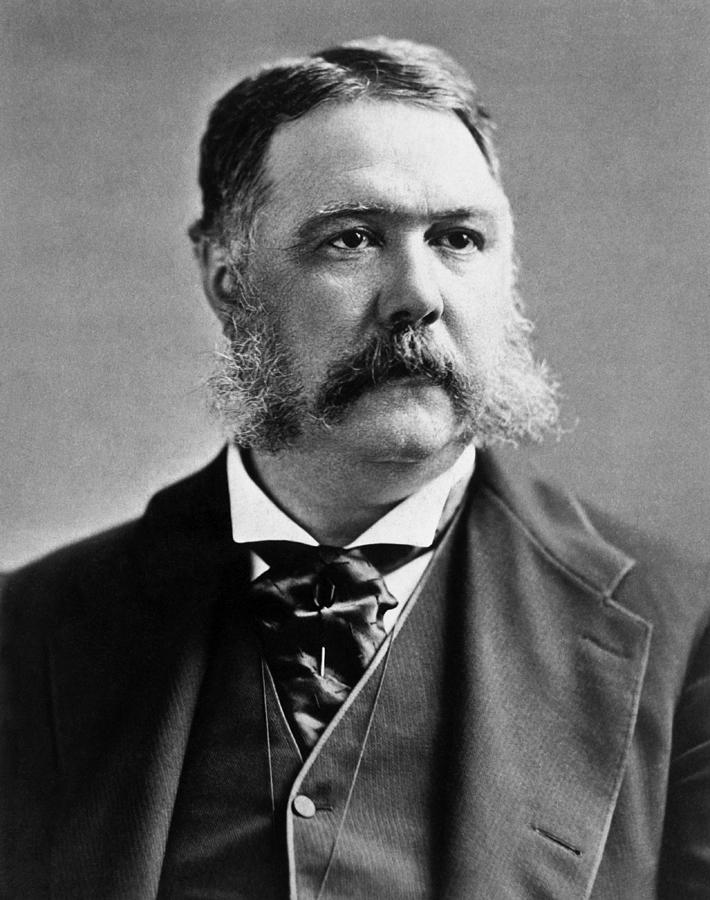 President Chester Arthur Photo Photograph by War Is Hell Store