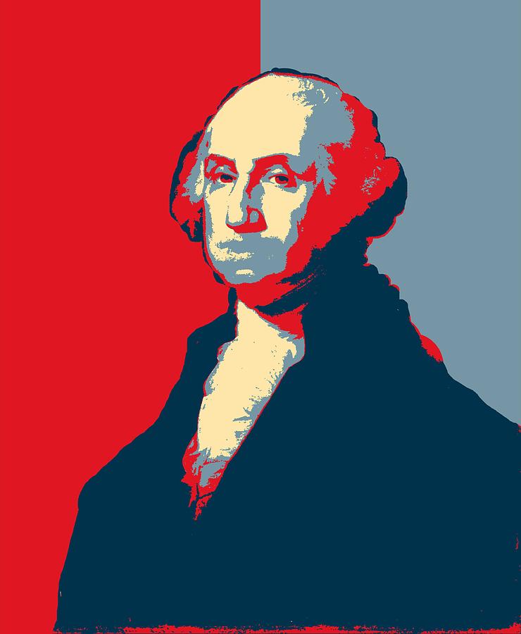 President George Washington Hope Poster Painting by Celestial Images