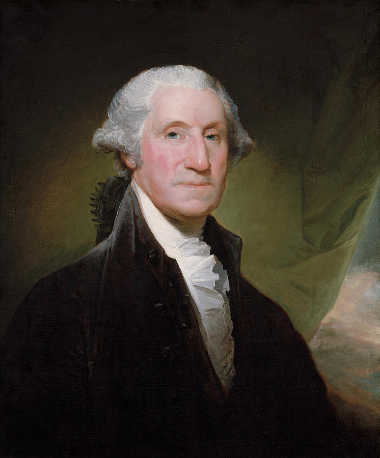 George Washington Painting - President George Washington by War Is Hell Store