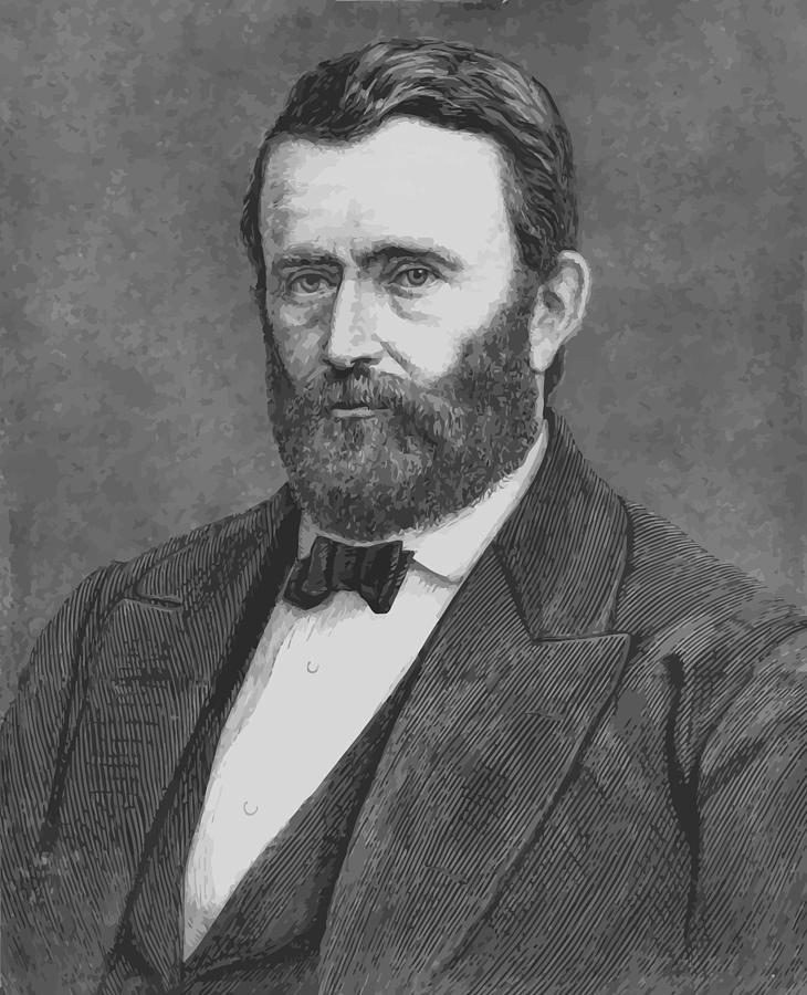 Grant Painting - President Grant by War Is Hell Store Grant Painting - President Grant by War Is Hell Store