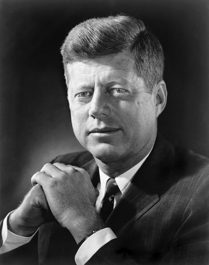 Portrait Photograph - President John F. Kennedy In A 1961 by Everett