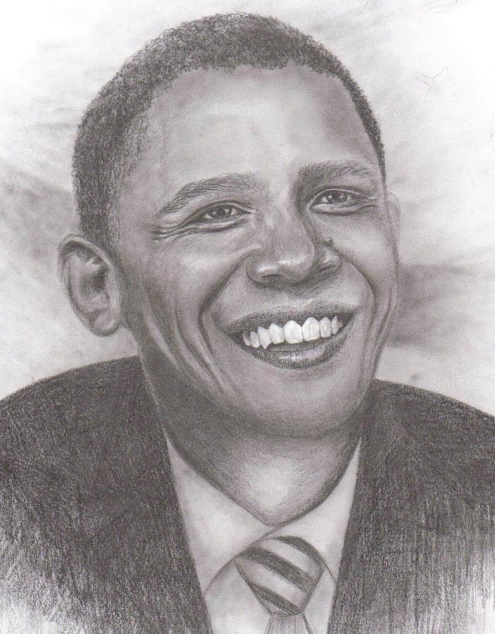 president Obama Drawing by In May - Fine Art America