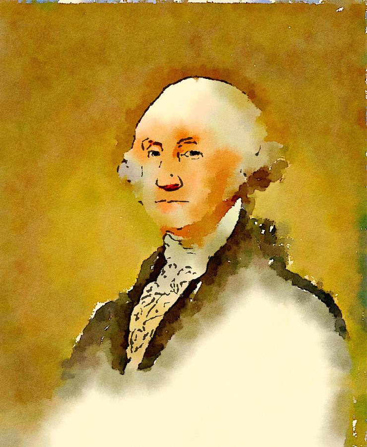 President Of The United States Of America George Washington Painting