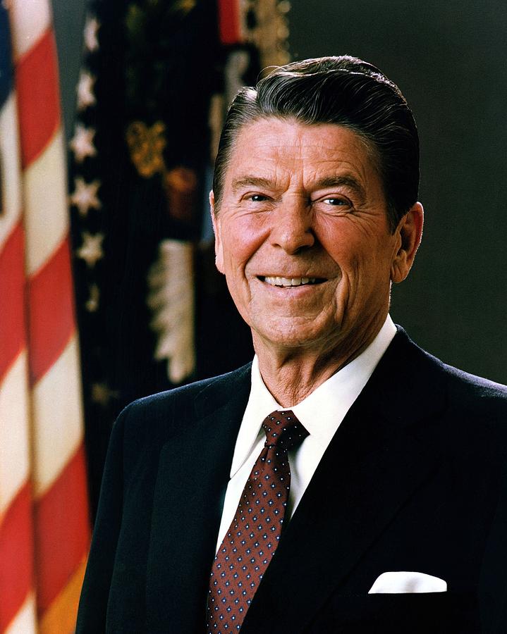 President Photograph - President Reagan by J Taylor Green