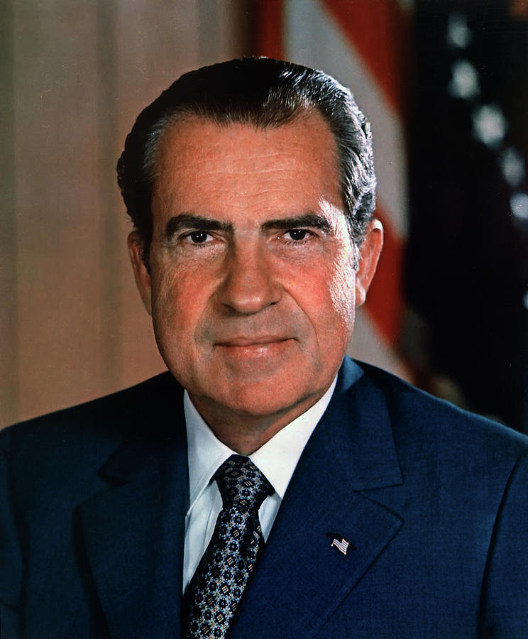 President Richard M Nixon Photograph by Mountain Dreams