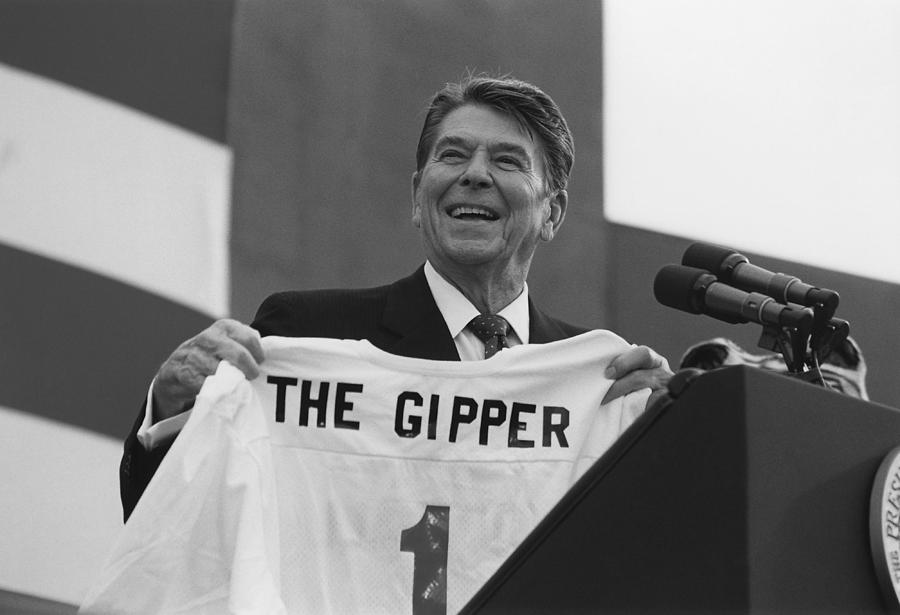 Ronald Reagan Photograph - President Ronald Reagan - The Gipper by War Is Hell Store