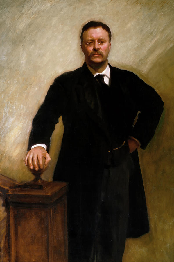 President Theodore Roosevelt Painting by Mountain Dreams