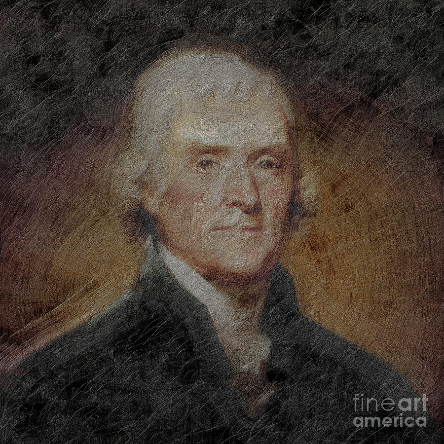 President Thomas Jefferson Painting by Gull G