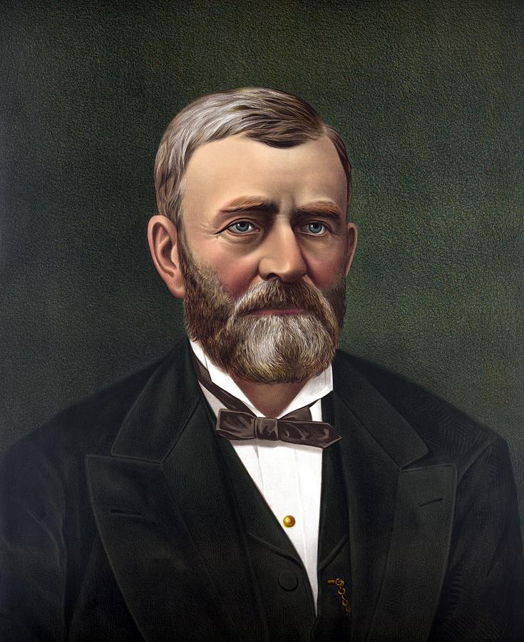 President Ulysses Grant Painting by War Is Hell Store