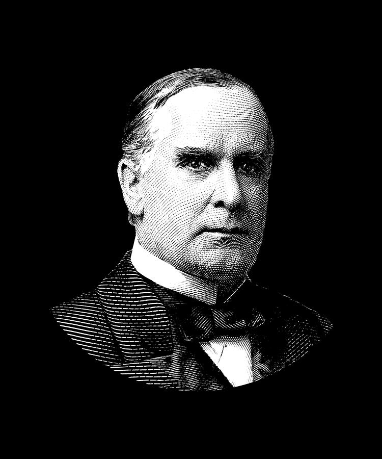 President William McKinley Graphic Digital Art by War Is Hell Store