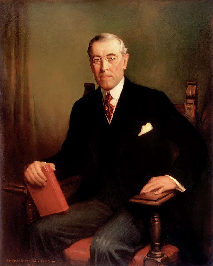President Woodrow Wilson Painting by Mountain Dreams