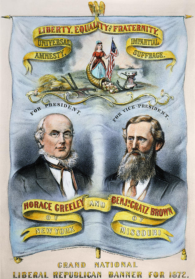 Presidential Campaign, 1872 Photograph by Granger