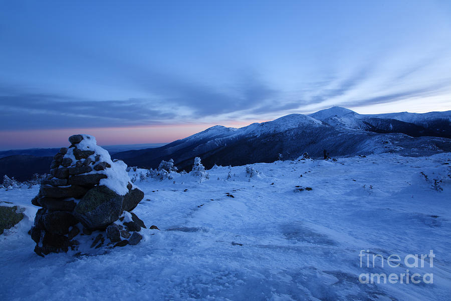 Winter Photograph - Presidential Range - White Mountains  New Hampshire USA by Erin Paul Donovan