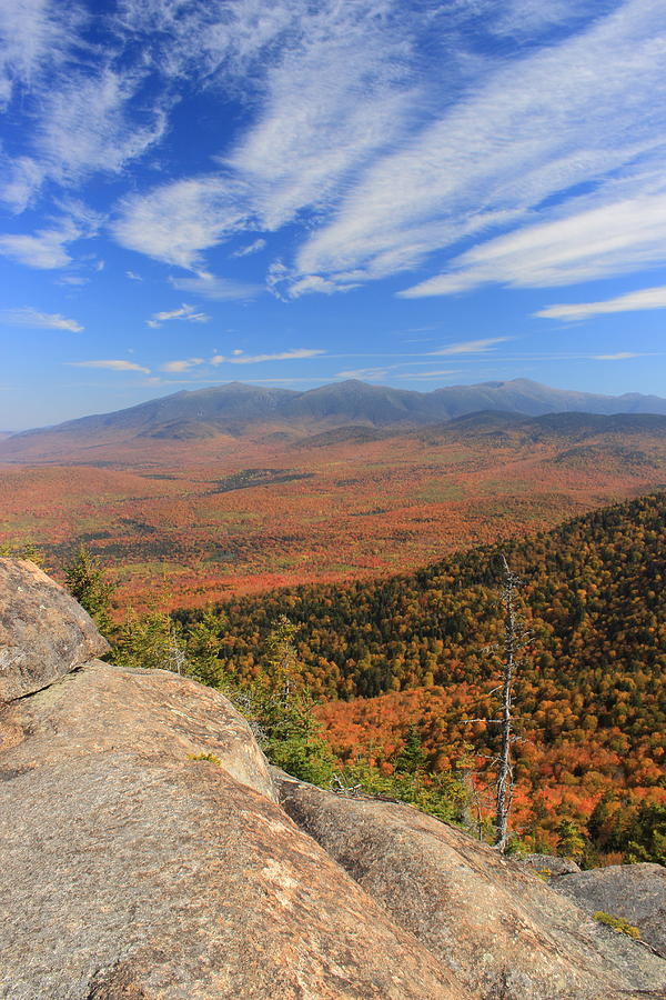 Presidential Range Fall Foliage From Cherry Mountain Photograph