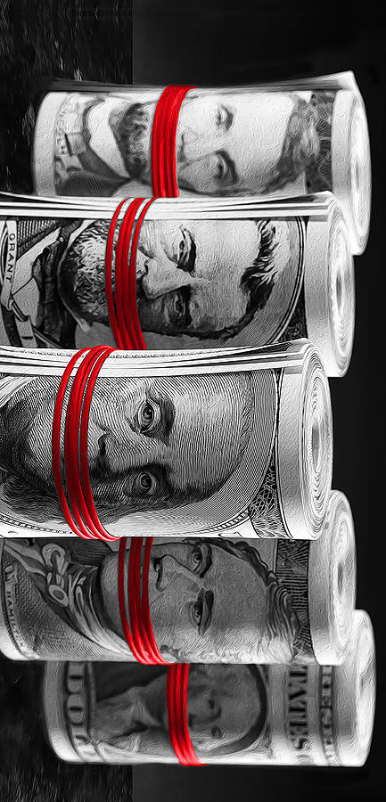 Money Digital Art - Presidents for Ransom by Canvas Cultures