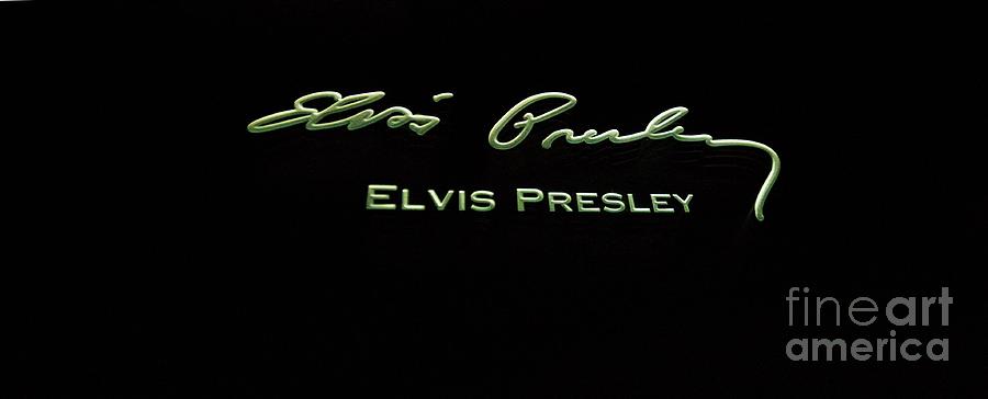 Presley Signature Photograph by David Bearden