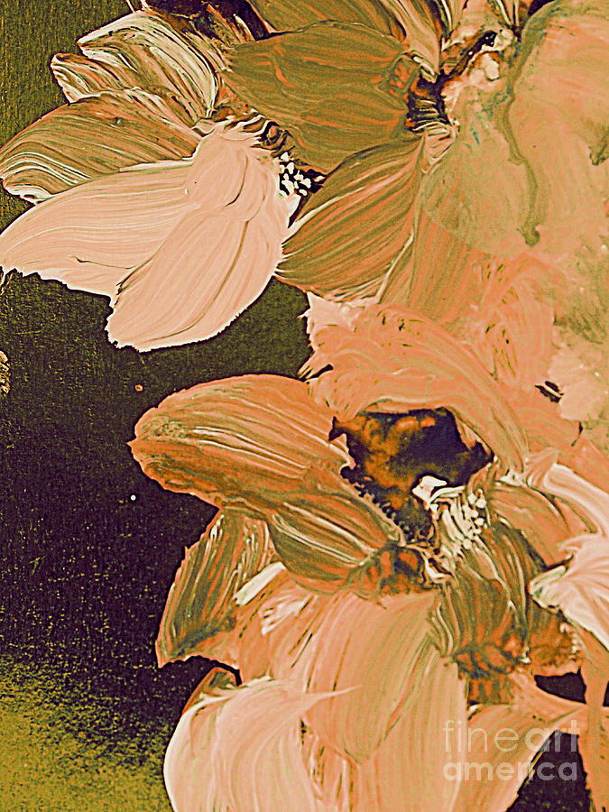 Pressed Petals Painting by Nancy Kane Chapman