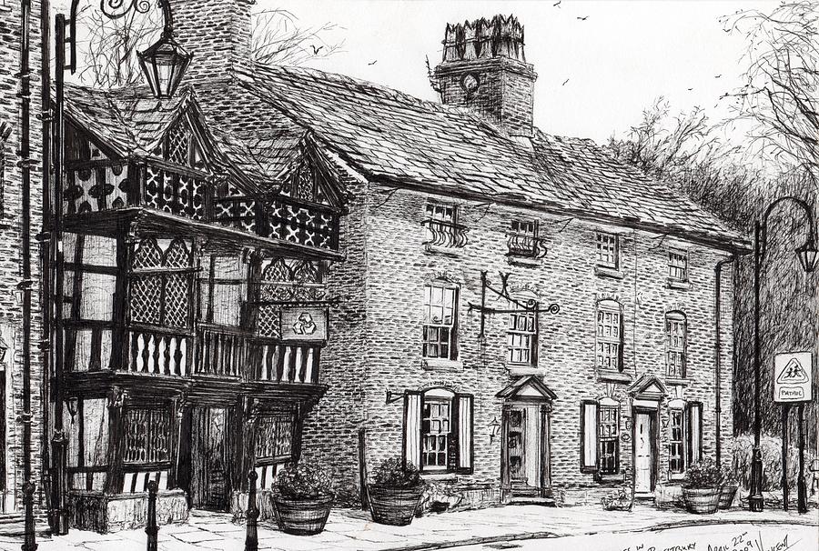 Tree Drawing - Prestbury by Vincent Alexander Booth