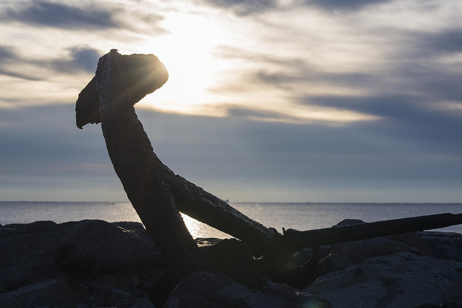 Preston Beach Anchor Marblehead Massachusetts Sunrise Photograph by Toby McGuire