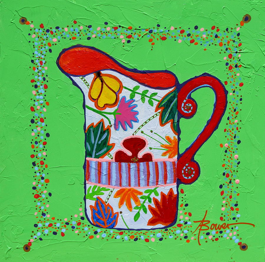 Pretty As A Pitcher Painting by Adele Bower