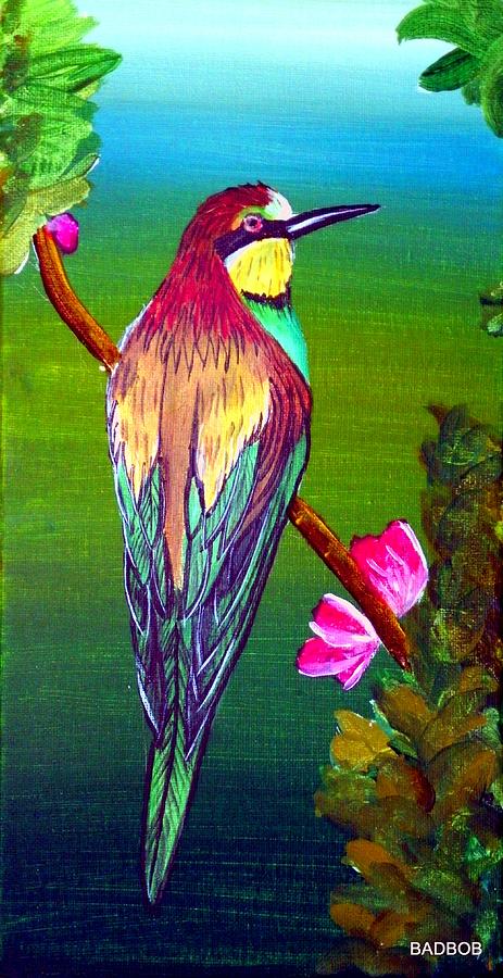 Pretty Bird Painting by Robert Francis