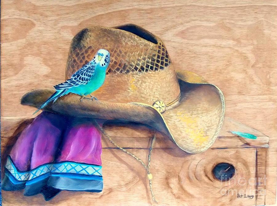Parakeet Painting - Pretty Boy by Patricia Lang Parakeet Painting - Pretty Boy by Patricia Lang