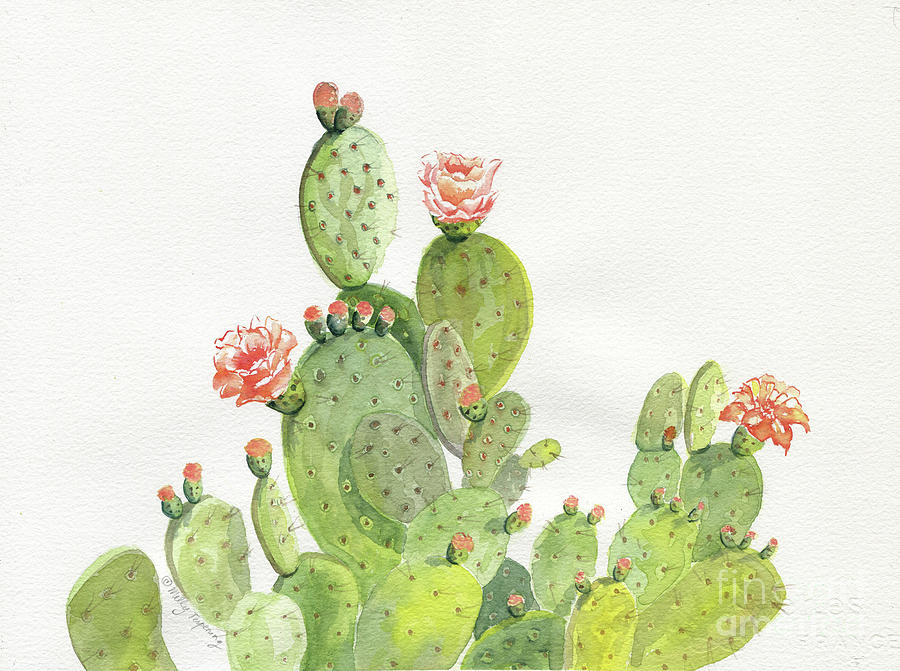 cactus painting cute