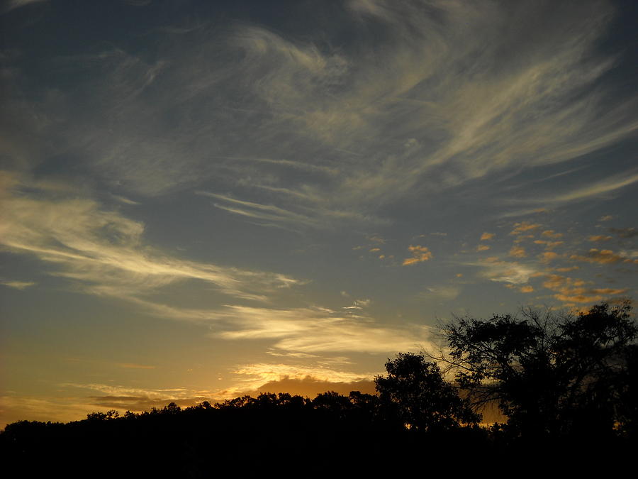 Pretty Clouds in September Dawn Sky Photograph by Kent Lorentzen