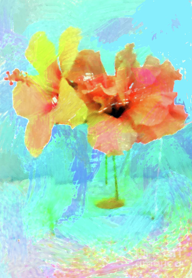 Pretty Flowers Digital Art by Karen Nicholson